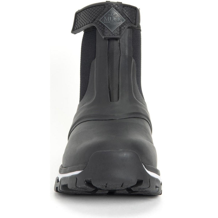 Muck Boots Apex Mid Zip Wellington Black/White