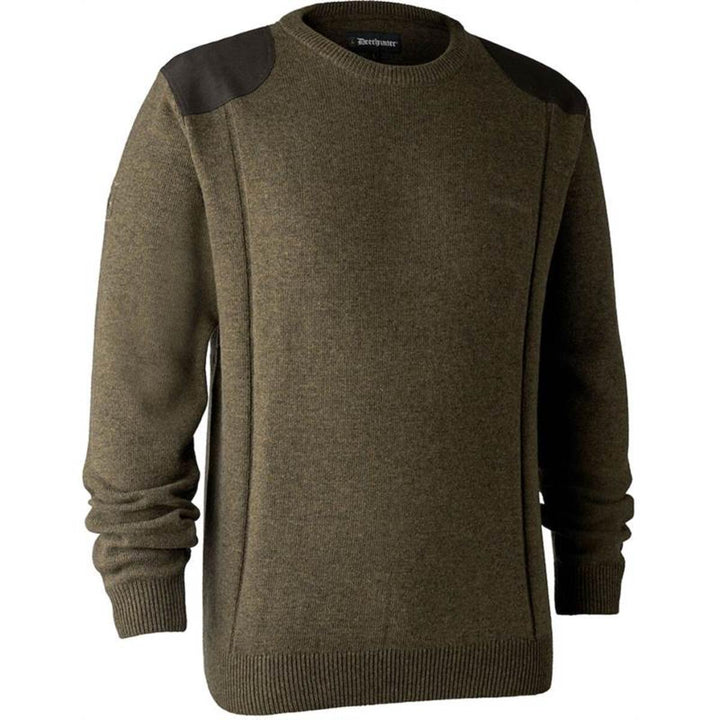 Deerhunter Sheffield Knit w. O-neck Cypress