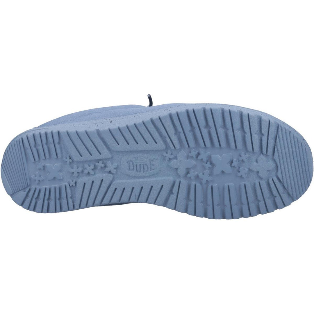 HEYDUDE Wally Slip Canvas Mule Elemental Blue