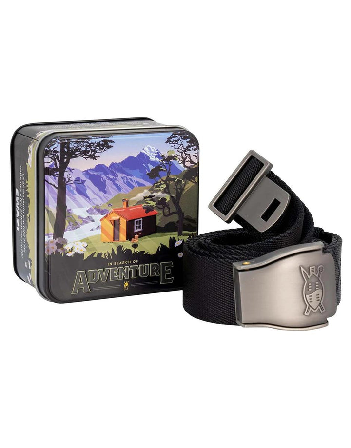 Swazi Belt and Tin - Black