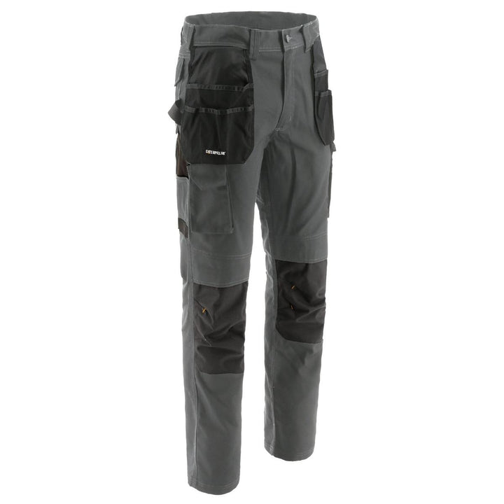 Caterpillar Essentials Knee Pocket Work Trouser Dark Shadow, 32" Leg