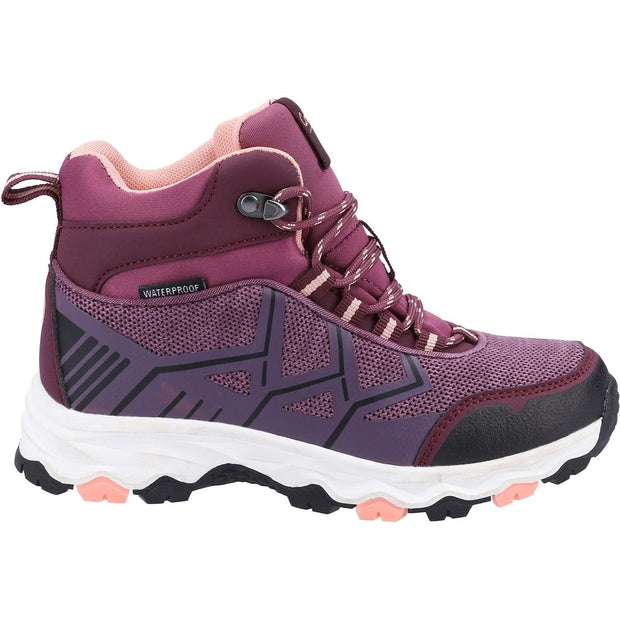 Cotswold Coaley Lace Hiking Boots Purple