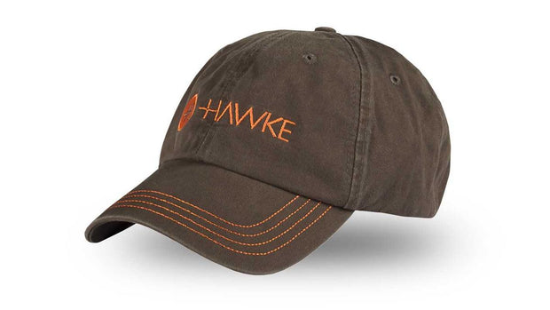 Hawke Hawke ~ Grey & Orange Distressed Cap Hat