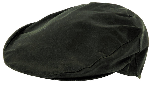 Hoggs of Fife Waxed Cap  Olive