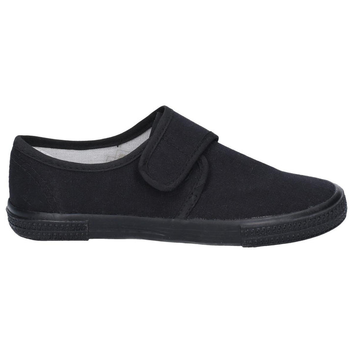 Mirak Childrens Plimsolls Touch Fastening Black