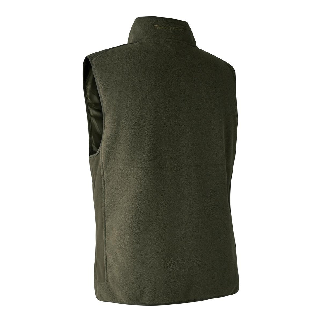 Deerhunter Gamekeeper Bonded Fleece Waistcoat Graphite Green