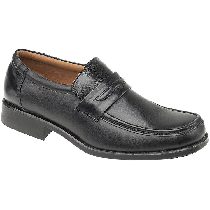 Amblers Manchester Leather Loafer Black