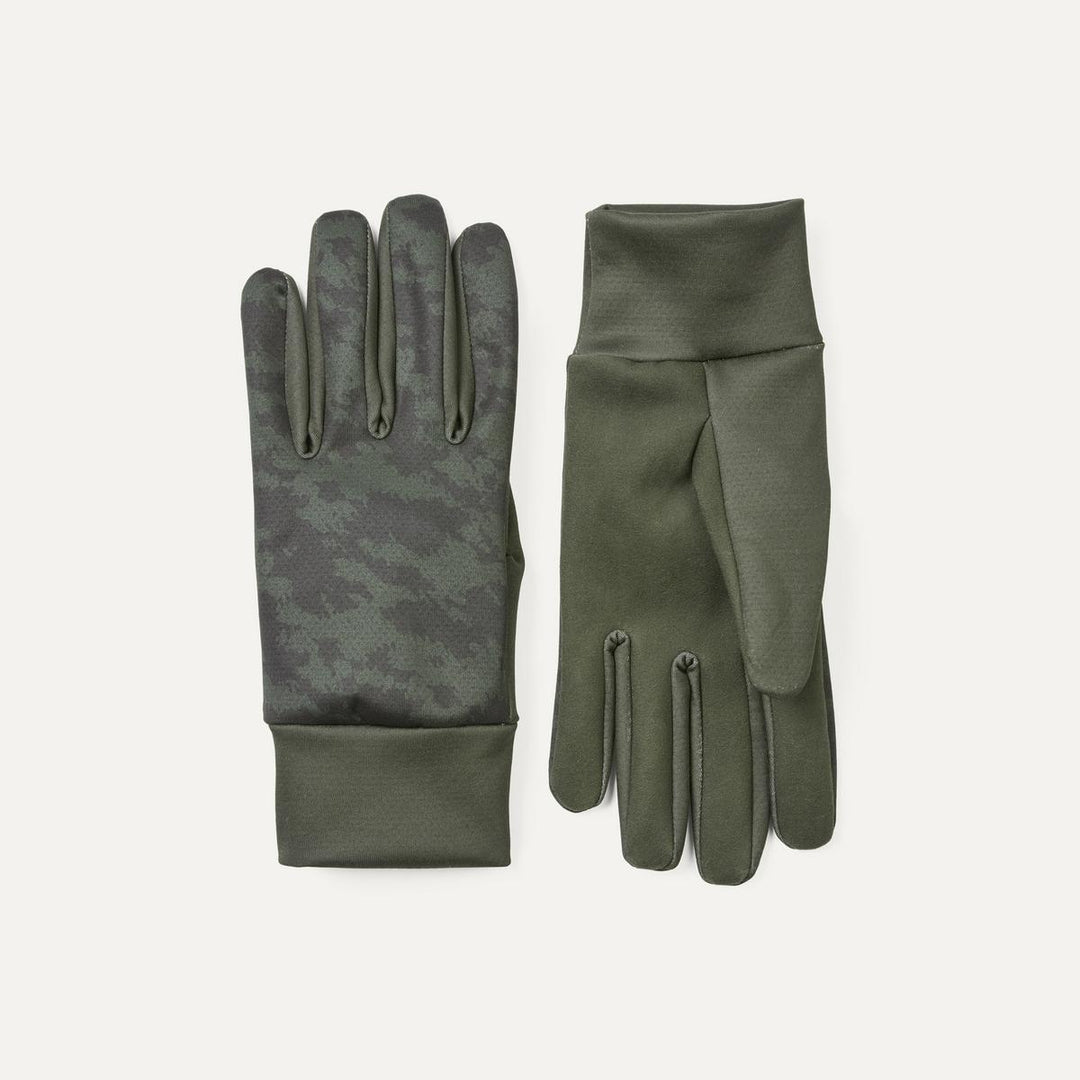 Sealskinz Ryston Water Repellent Skinz Print Nano Fleece Glove Olive Unisex GLOVE