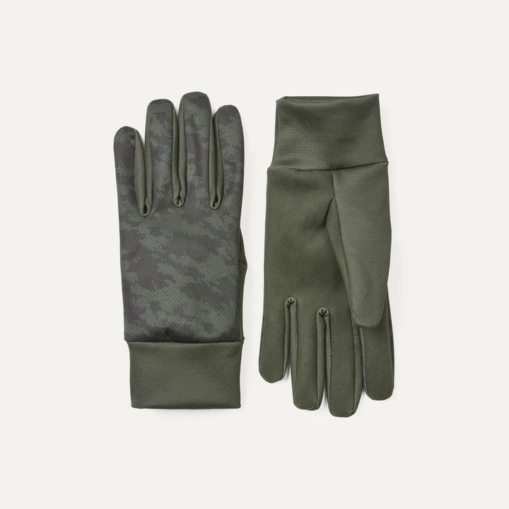 Sealskinz Ryston Water Repellent Skinz Print Nano Fleece Glove Olive Unisex GLOVE