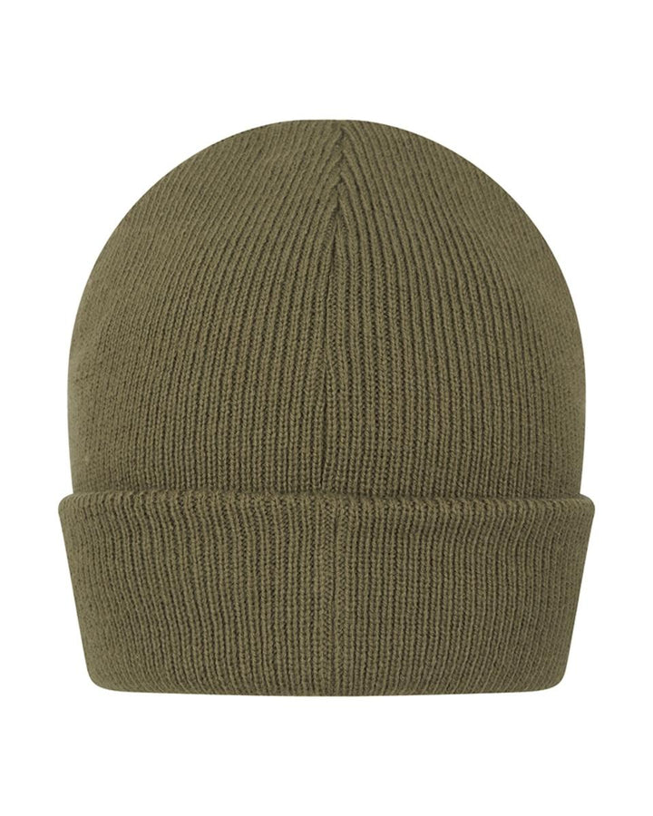 Hoggs of Fife Knitted Thinsulate Waterproof Beanie Hat - Olive