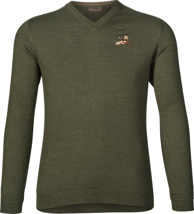 Seeland Woodcock V-neck Pullover Classic green