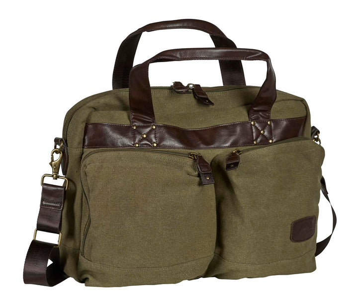 SwedTeam Crest Briefcase Ivy Green