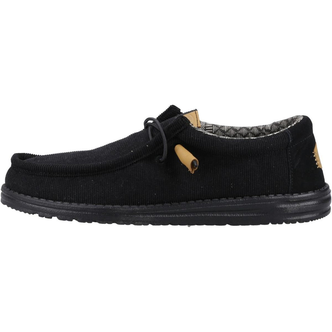 HEYDUDE Wally Corduroy Shoe Black
