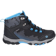 Cotswold Ducklington Lace Up Hiking Waterproof Boot Black/Blue