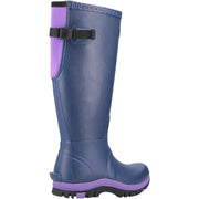 Cotswold Realm Adjustable Wellington Boot Blue/Purple