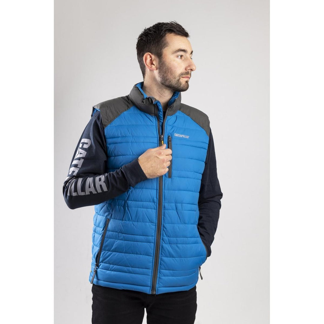 Caterpillar Defender Insulated Vest Blue