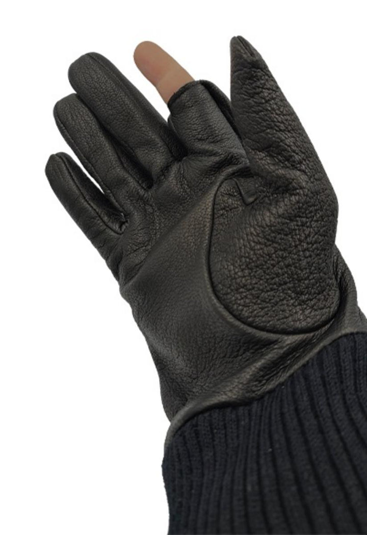 Bisley Leather Gloves Black Large by Parker-Hale