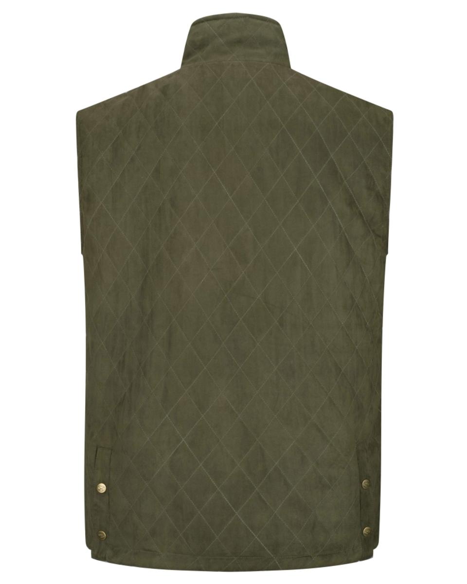 Hoggs of Fife Denholm Quilted Gilet Loden