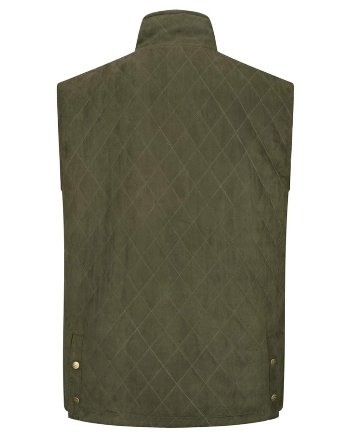 Hoggs of Fife Denholm Quilted Gilet Loden