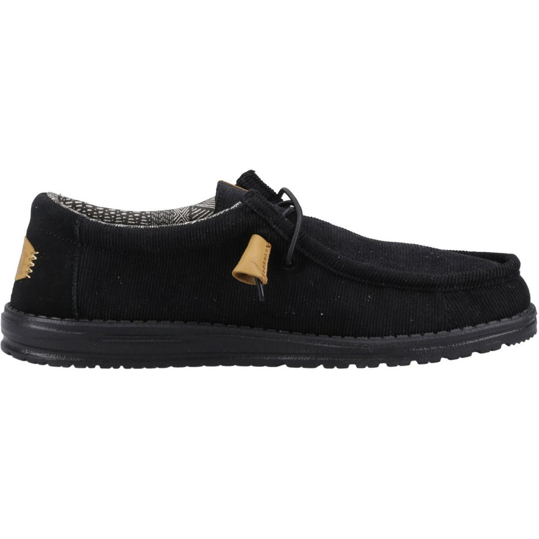 HEYDUDE Wally Corduroy Shoe Black