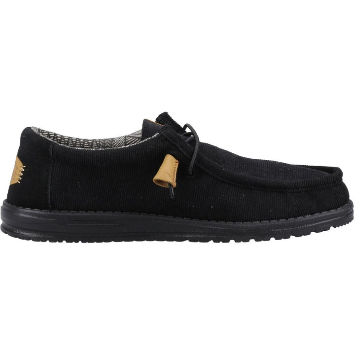 HEYDUDE Wally Corduroy Shoe Black