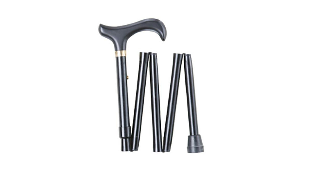 Bisley Black Folding Walking Stick