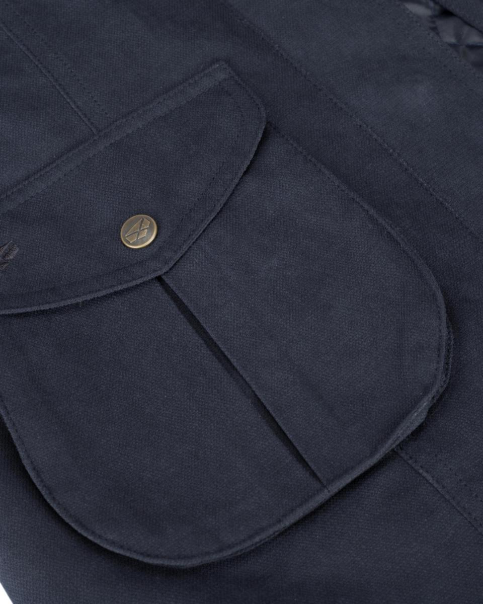 Hoggs of Fife Struther Ladies Field Coat Navy