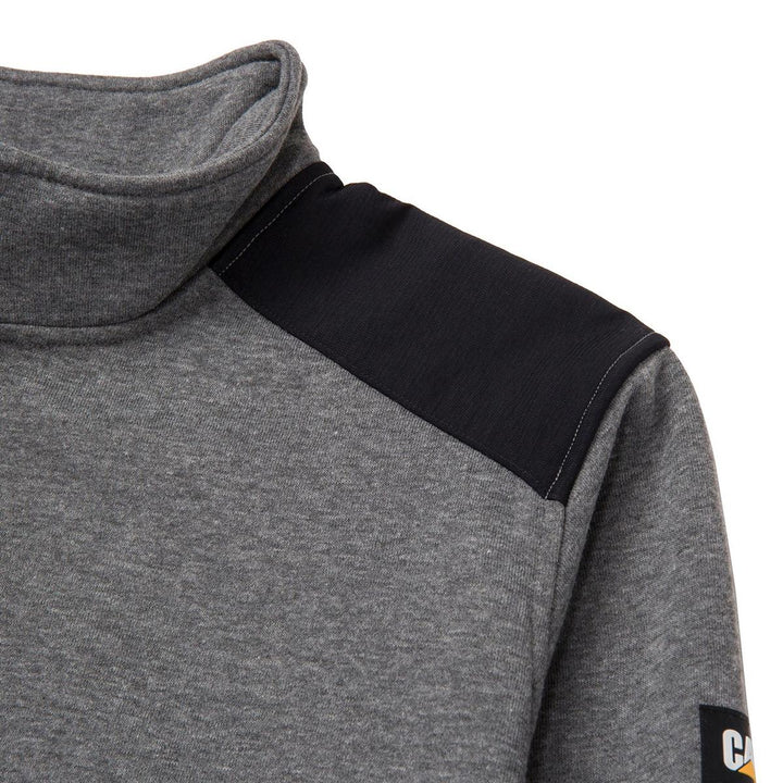 Caterpillar Essential 1/4 Zip Sweatshirt Dark Heather
