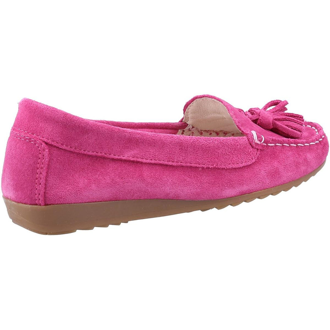 Riva Aldons Moccasin with Snafles Fuchsia