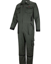 Hoggs of Fife WorkHogg Coverall-Zipped Green/Black