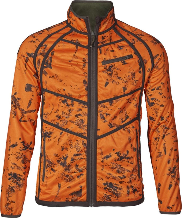 Seeland Vantage reversible fleece Pine green/InVis orange bl
