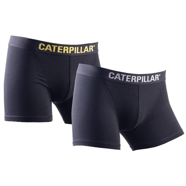 Caterpillar Boxer Shorts 2-Pack Black/Yellow/Charcoal