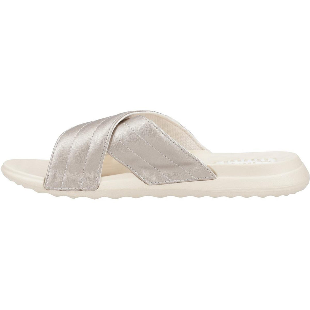 HEYDUDE Christi Slide Distressed Sandal Metallic