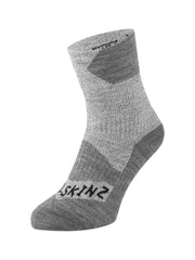 Sealskinz Bircham Waterproof All Weather Ankle Length Sock Grey/Grey Marl Unisex SOCK
