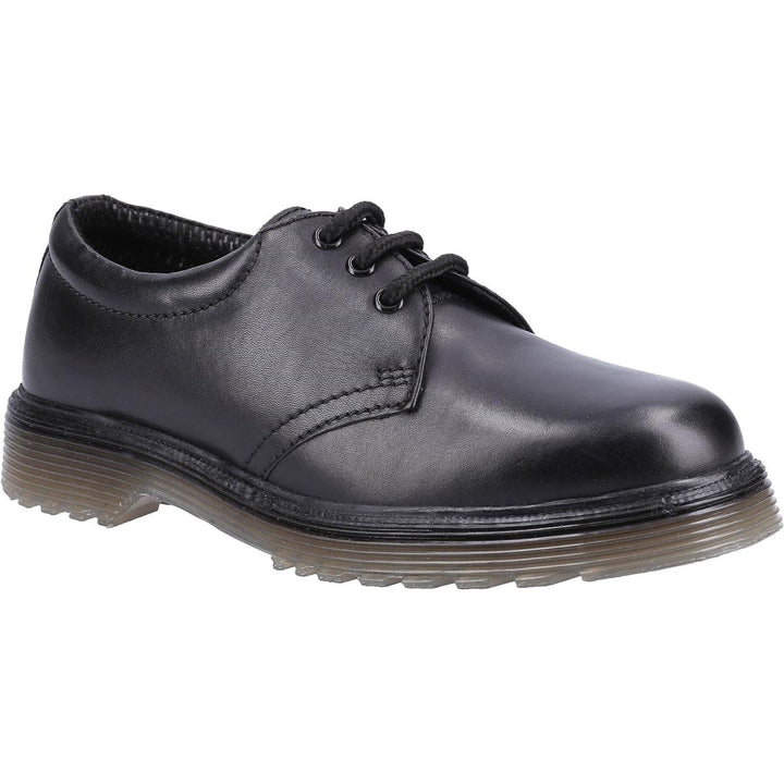 Amblers Aldershot Leather Gibson Shoe Black