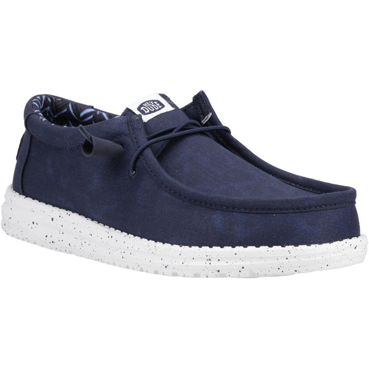 HEYDUDE Wally Canvas Shoe Navy