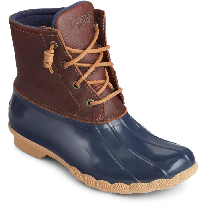 Sperry Saltwater Duck Weather Boot Tan/Navy