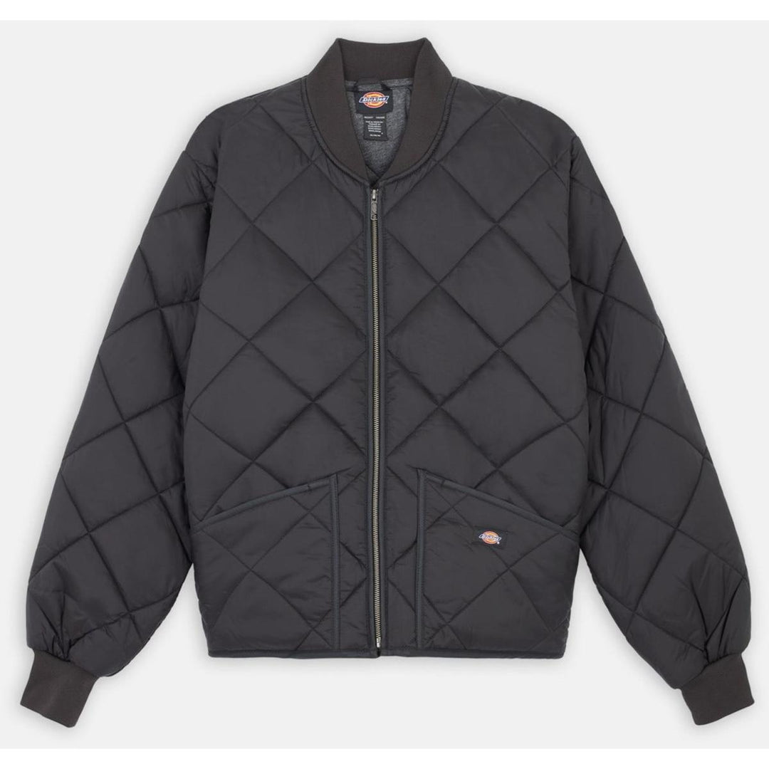 Dickies Diamond Quilted Nylon Jacket Black