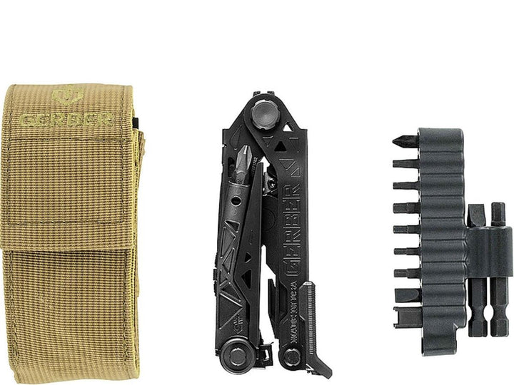 Gerber Gerber Center-Drive Black (Multi-Tool) w/Bit Set & Coyote MOLLE Sheath