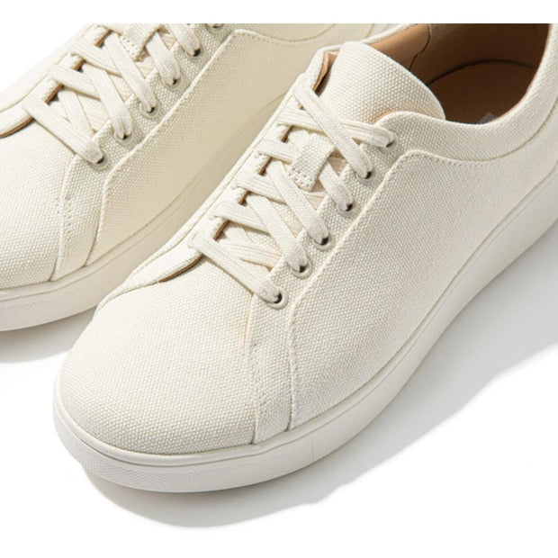 Fit Flop Rally Canvas Trainers Cream Mix