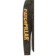 Caterpillar Trademark Banner Long Sleeve Tee Night Camo