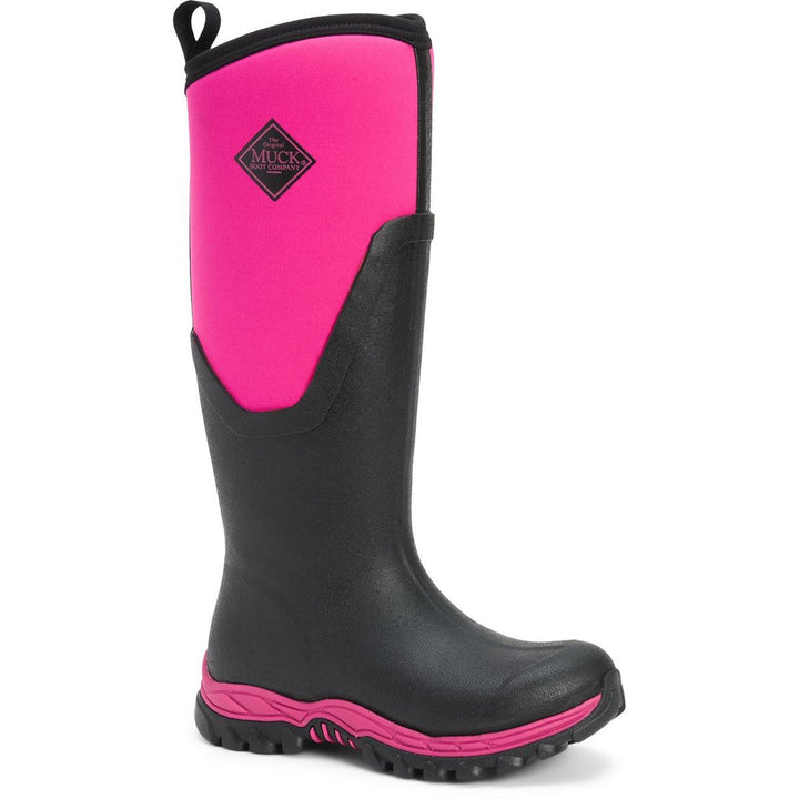 Muck Boots MB Arctic Sport II Tall Wellingtons Black/Pink