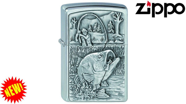 Bisley Zippo Lighter Fishing Emblem – BushWear