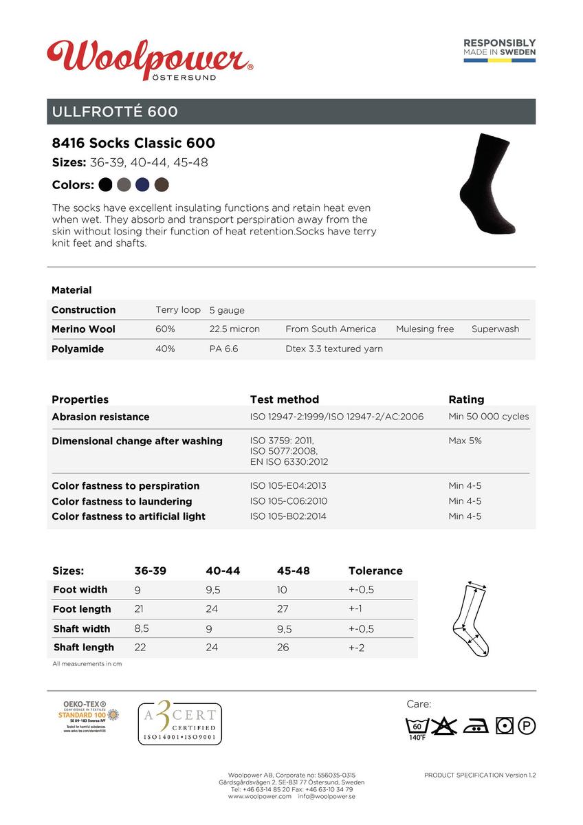 Woolpower Socks Classic 600