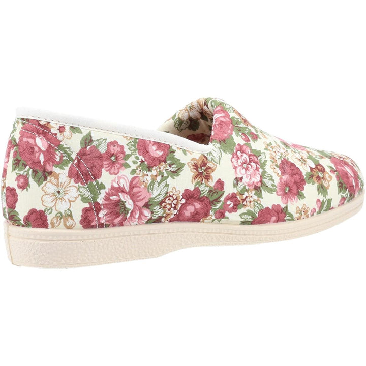 Mirak Patricia Cotton Slip On Summer Shoe – view 3