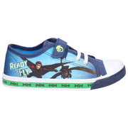 Leomil How to train your dragon Low Sneakers touch fastening shoe Navy
