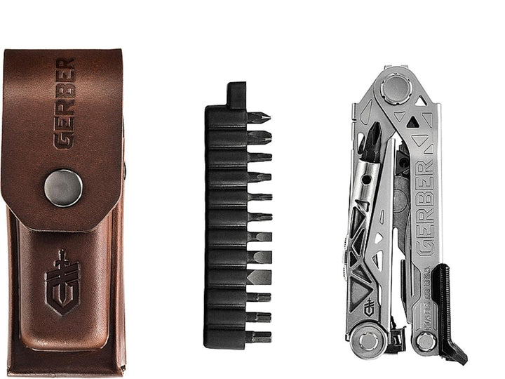 Gerber Gerber Center-Drive Plus (Multi-Tool) w/Bit Set & Leather Sheath