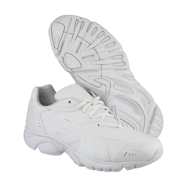 Puma Axis Hahmer Mens Lace-Up Non-Marking Trainer White