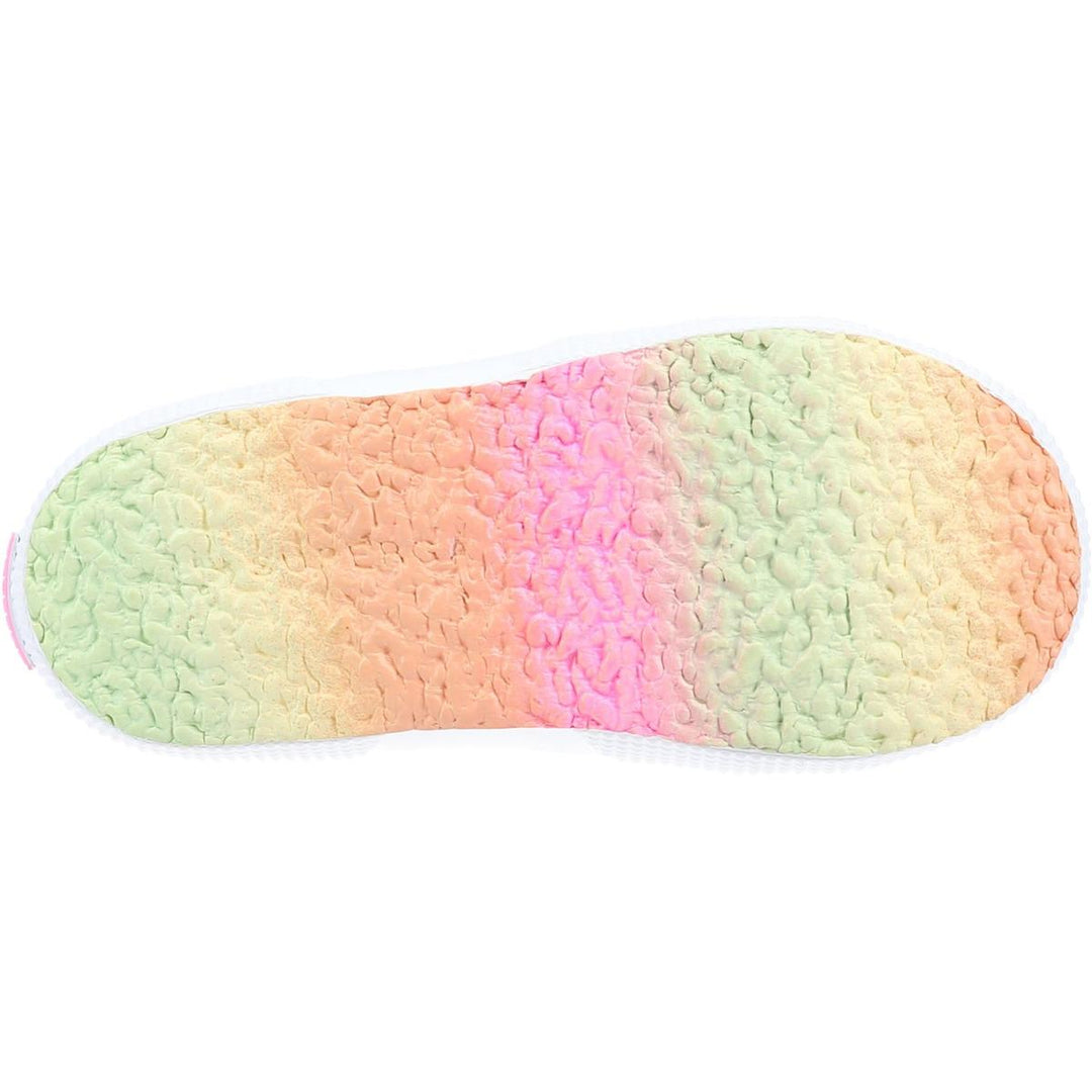 Superga 2750 Shaded Lace Trainer White/Candy Multicolour – view 2