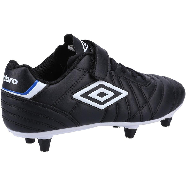 Umbro Speciali Liga Soft Ground Jnr Velcro Football Boot Bla – view 2